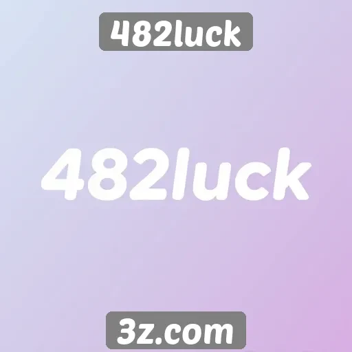 482luck - Interface e usabilidade do portal 482luck