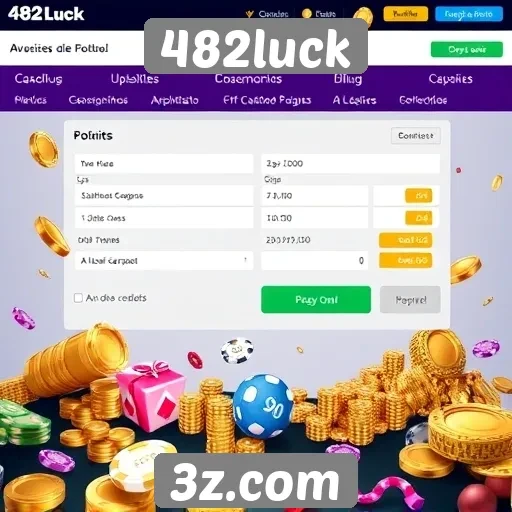 482luck - Requisitos de cadastro no site 482luck